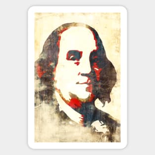 Benjamin Franklin Sticker